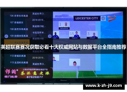 英超联赛赛况获取必看十大权威网站与数据平台全指南推荐